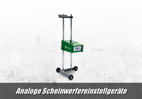 Analoge Scheinwerfereinstellgeräte